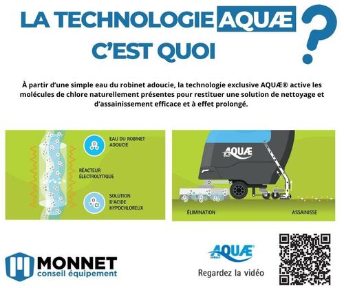 Nettoyez efficacement, sans produits chimiques : d&eacute;couvrez la technologie AQUƮ de Fimap