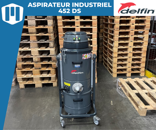 Delphin 452 DS - Aspirateur industriel avec filtre HEPA Delphin 452 DS - Aspirateur industriel avec filtre HEPA