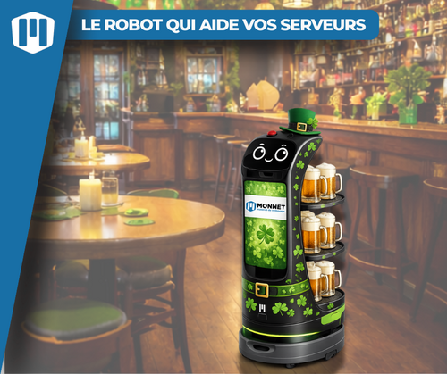 Robot serveur pour restaurant : d&eacute;couvrez le KettyBot, la solution innovante pour am&eacute;liorer votre service